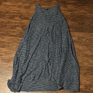 Kowtow Sleeveless Patterned Gray Women's Dress